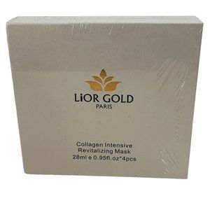 Lior Gold Collagen Intensive Revitalizing Mask Paris France 28ml 4pcs New